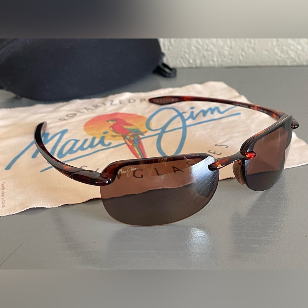 Maui Jim Sandy Beach Polarized Tortoise Sunglasses